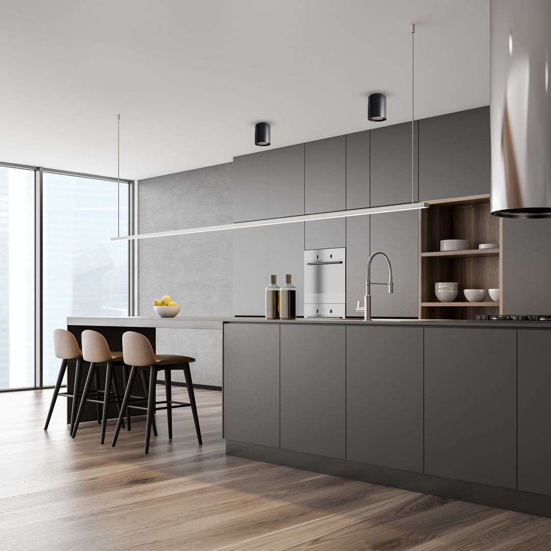 Milagro Bima lampa podsufitowa 1x7W czarna ML7011