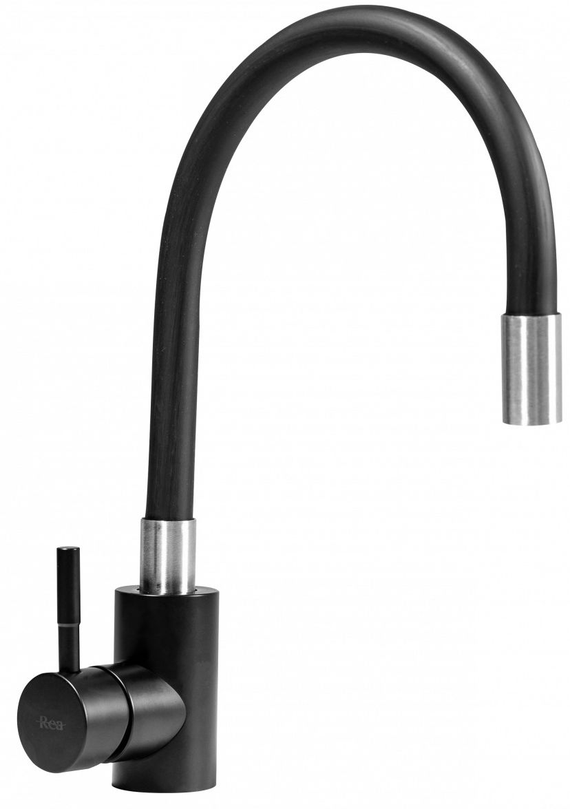 Rea Clever bateria kuchenna stojąca chrom/czarny REA-B5698