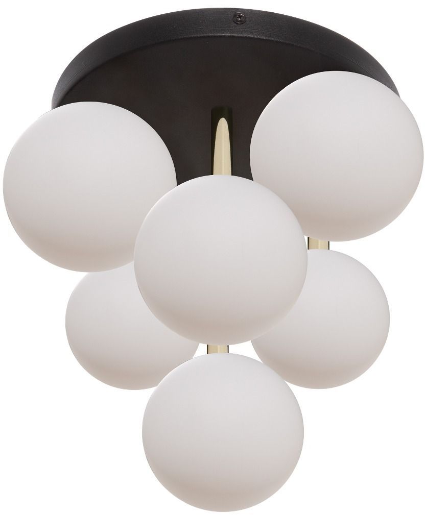 Zuma Line Ali lampa podsufitowa 7x40 W biała-czarna-złota 5646