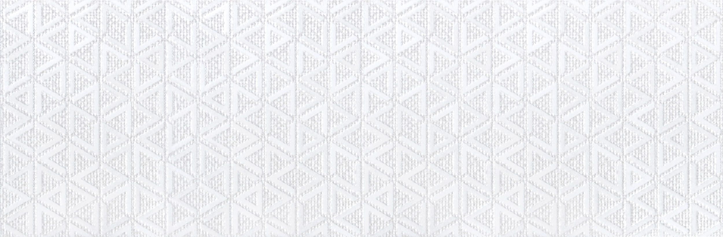 Euroceramic Bag Textil Blanco płytka ścienna 60x20 cm STR biały połysk