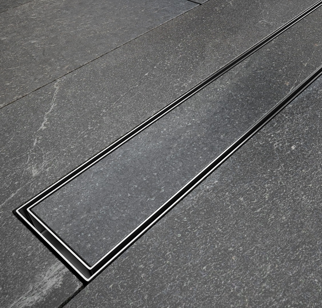 Besco Virgo Basic odpływ prysznicowy 90 cm chrom szczotkowany OL-90-VB