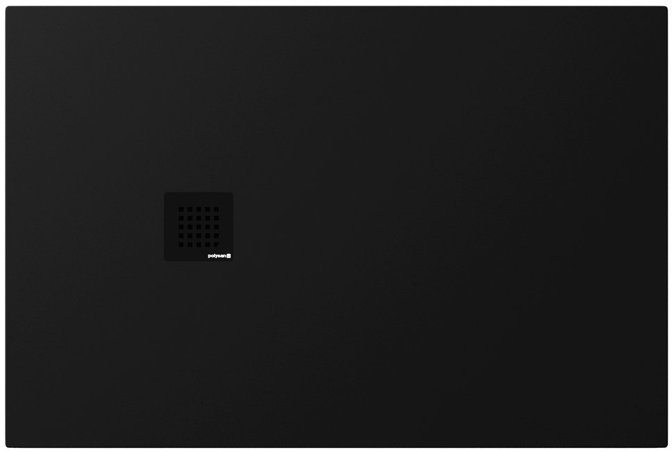 Polysan Treneca brodzik prostokątny 130x80 cm czarny 84303.21