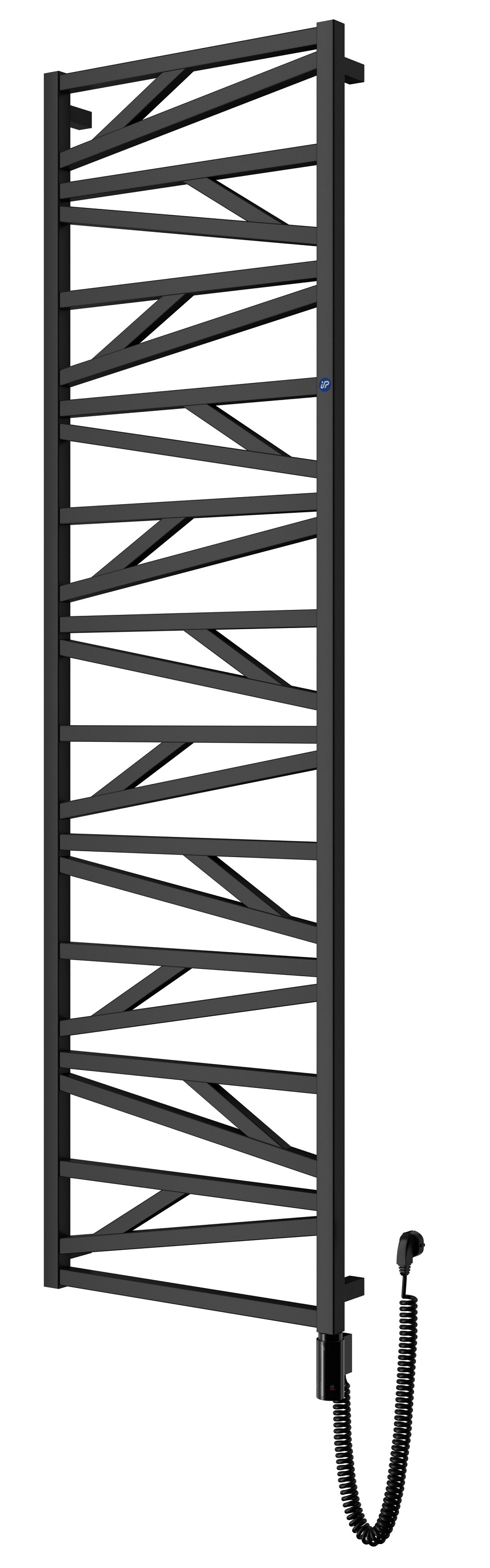 Instal Projekt Trick Electro grzejnik elektryczny 184,7x53 cm czarny TRKE-50/180C31+GH-09C2