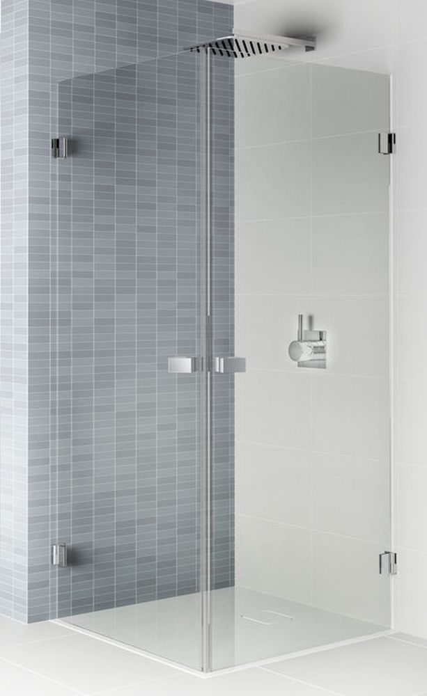 Riho Scandic NXT X209 kabina prysznicowa 100x80 cm prostokątna czarny mat/szkło przezroczyste G001103121