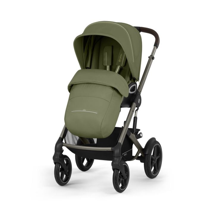 Cybex Talos S Lux 3.0 - terenowy wózek spacerowy-Moss Green (Taupe Frame)