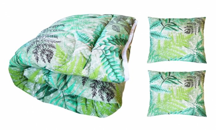 Kołdra poliestrowa całoroczna 160x200 + 2 poduszki 70x80 ProduktPolski