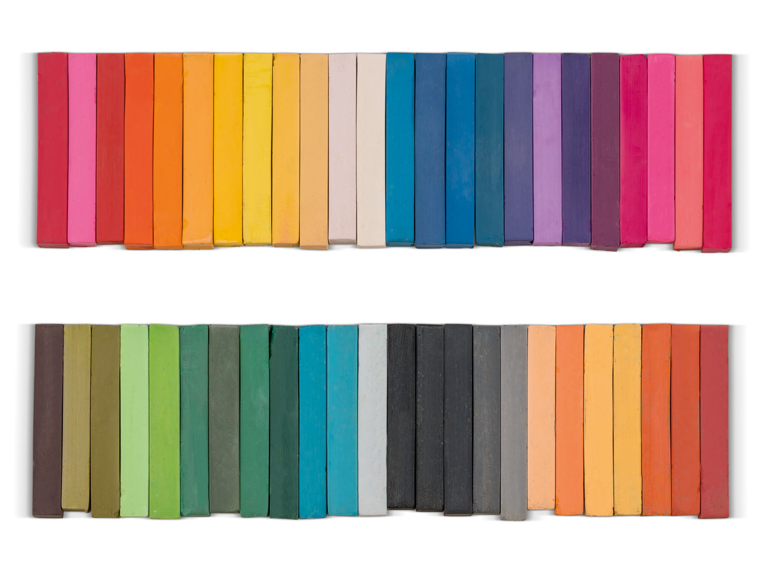 crelando Kredki pastelowe miękkie lub olejowe, 48 kolorów Pastele miękkie