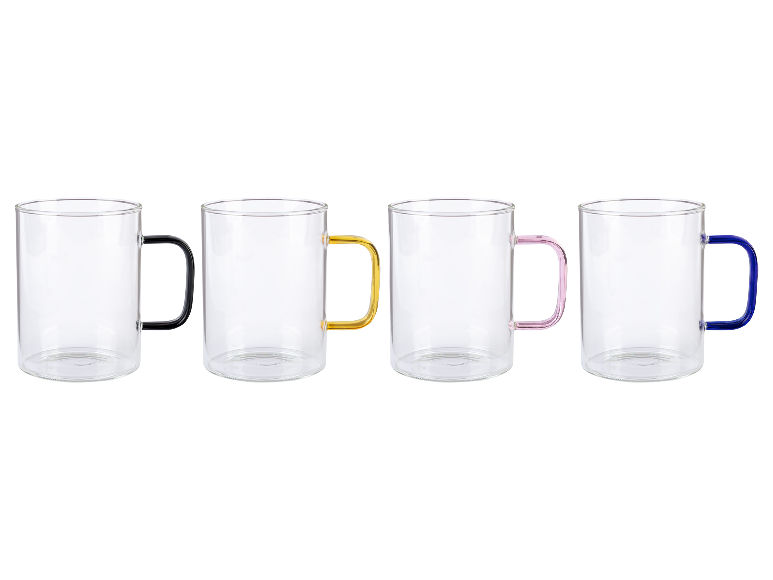 Ernesto Zestaw szklanek / Dzbanek do herbaty Filiżanki do cappuccino, 4 szt.