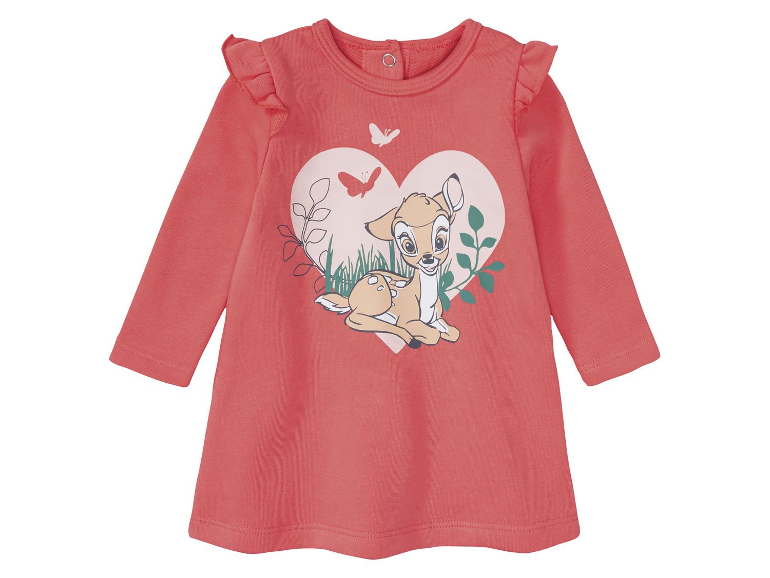 Sukienka niemowlęca z bawełną organiczną 74/80, Różowy