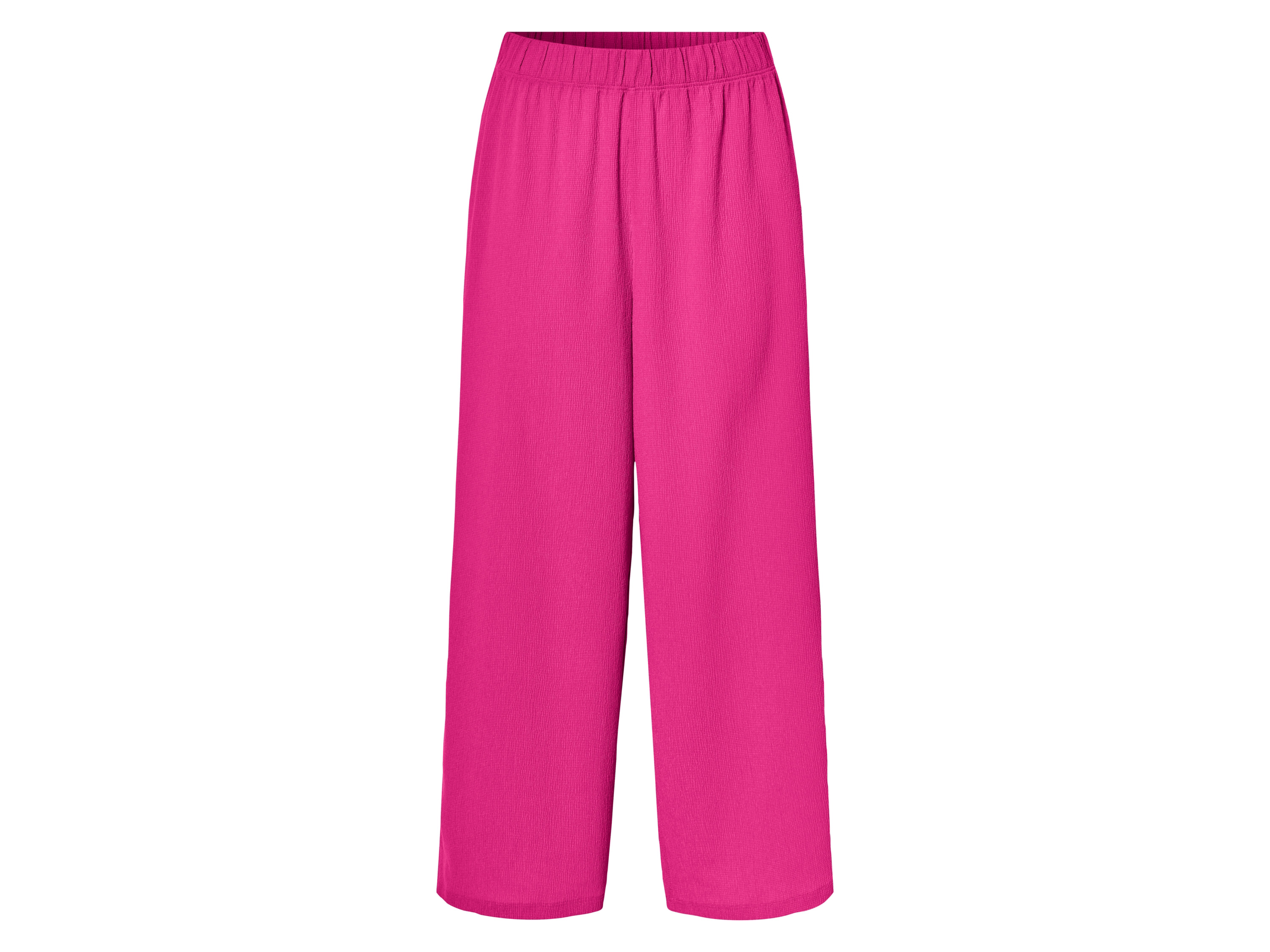 esmara Spodnie damskie z szerokimi nogawkami Różowy, XS 32/34