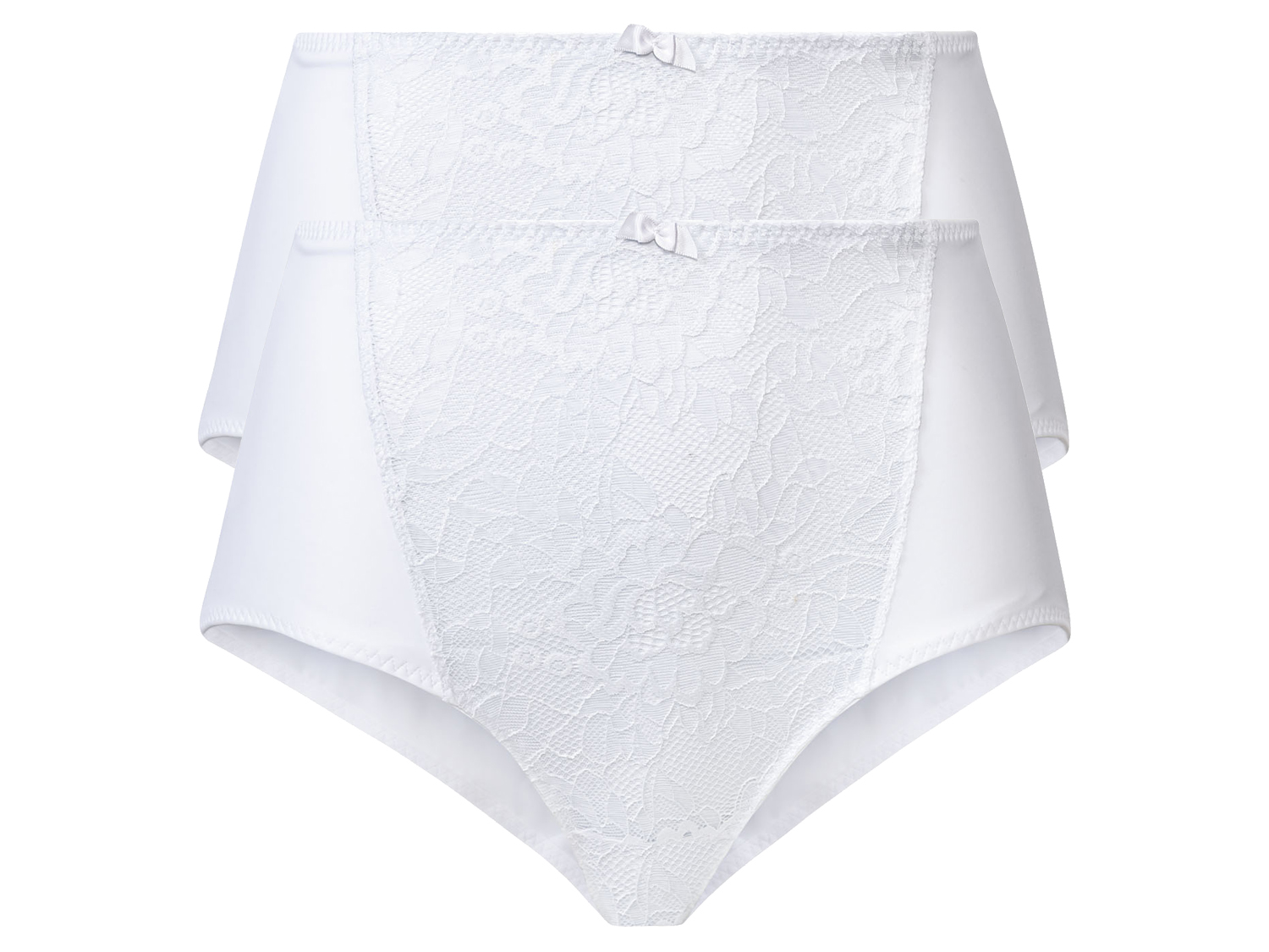 esmara Majtki modelujące damskie, 2 pary Biały, L44/46