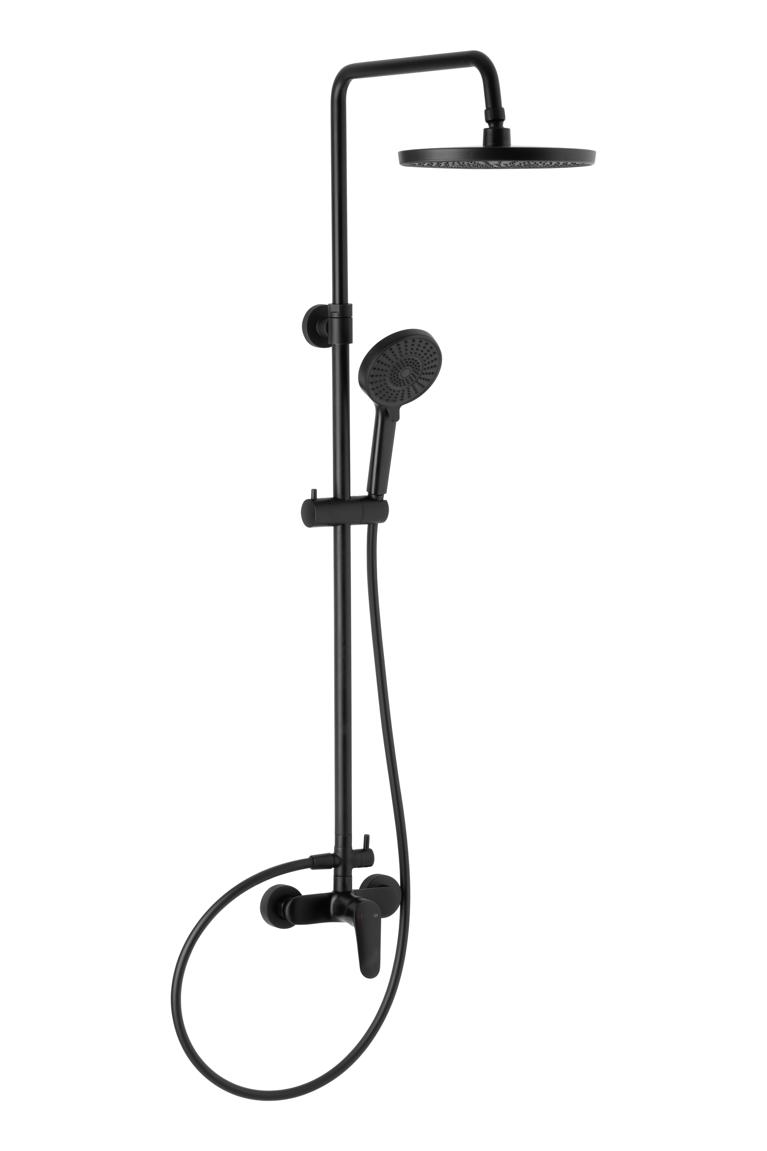 Darmowa Dostawa - Zestaw wannowo-prysznicowy ścienny czarny KFA Armatura Otava 555691081