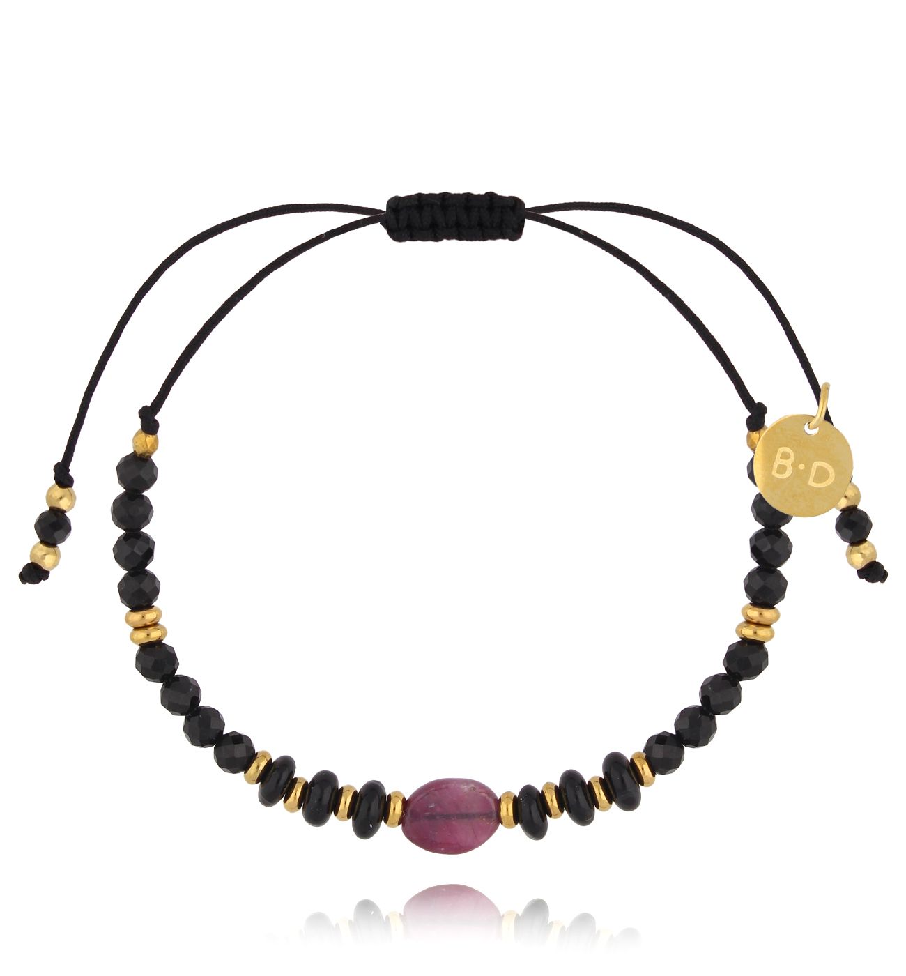 Bransoletka z turmalinami i agatami Calarin - By Dziubeka