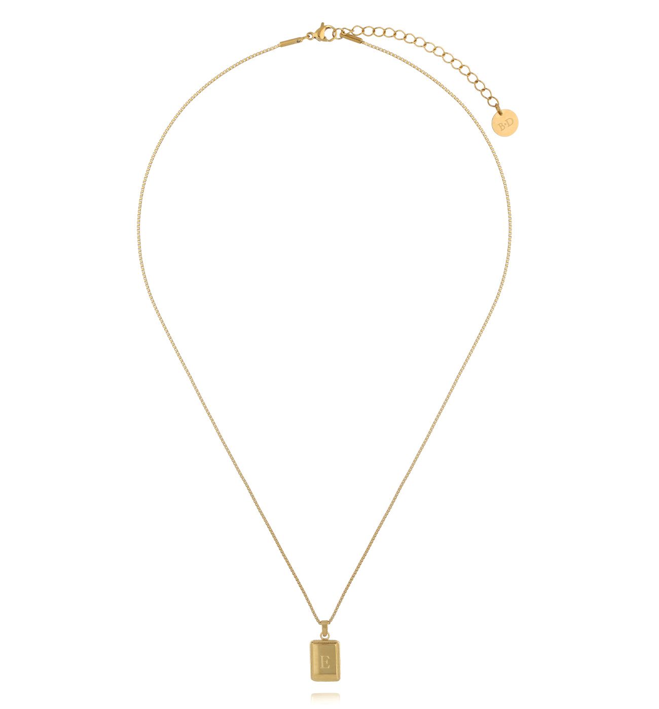 Naszyjnik z literką E złoty NSA1507