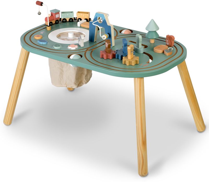 Stolik drewniany interaktywny Nukido NK-865 Montessori XXL dla dzieci 1szt.