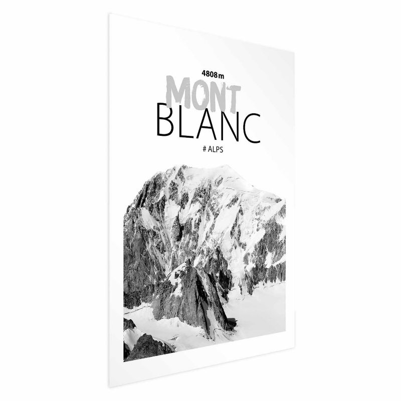 Plakat Artgeist Mont Blanc 60x90 cm bez ramy 1 szt