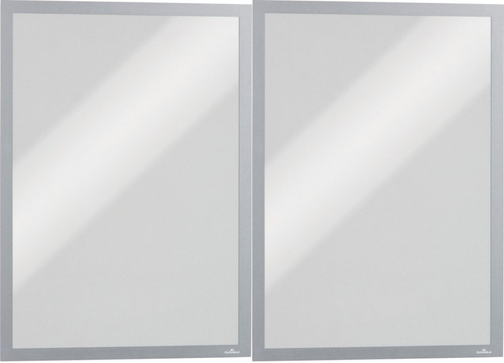 2x Ramka magnetyczna Durable Duraframe Magnetic, A3, 5 sztuk, srebrny