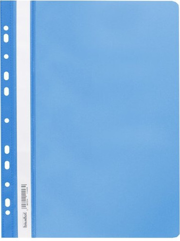 60x Skoroszyt plastikowy oczkowy Biurfol, miękki, A4, niebieski