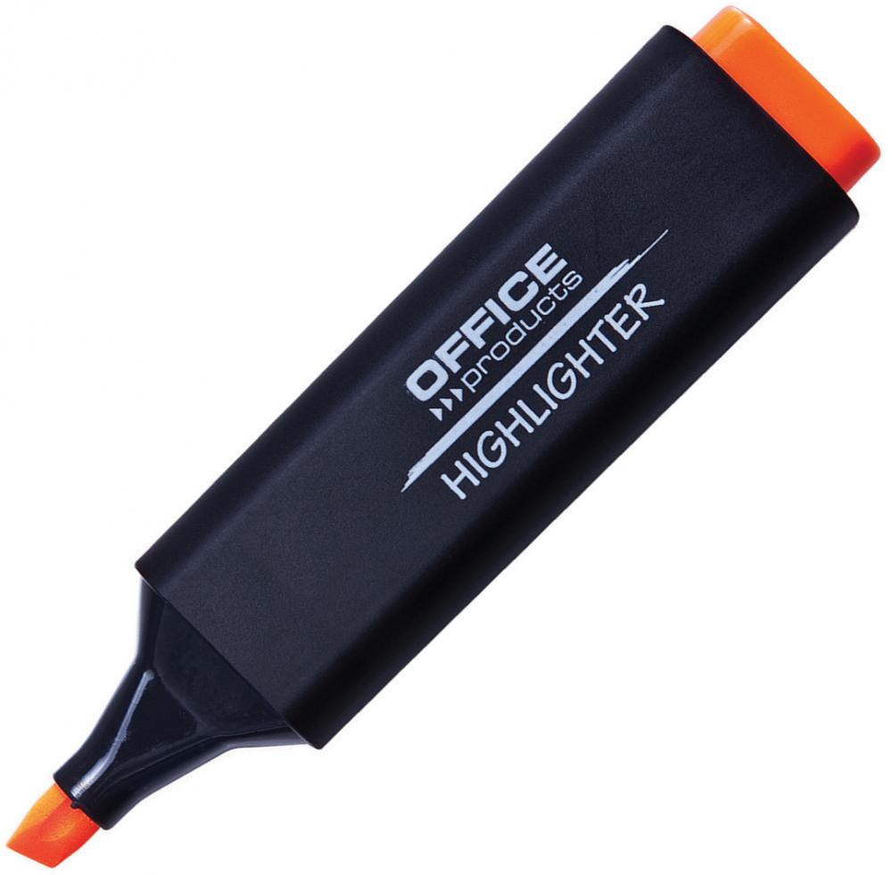 Zakreślacz Office Products, ścięta, 1-5mm, pomarańczowy