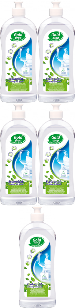 5x Płyn do naczyń Eco Line Gold Drop, 500ml