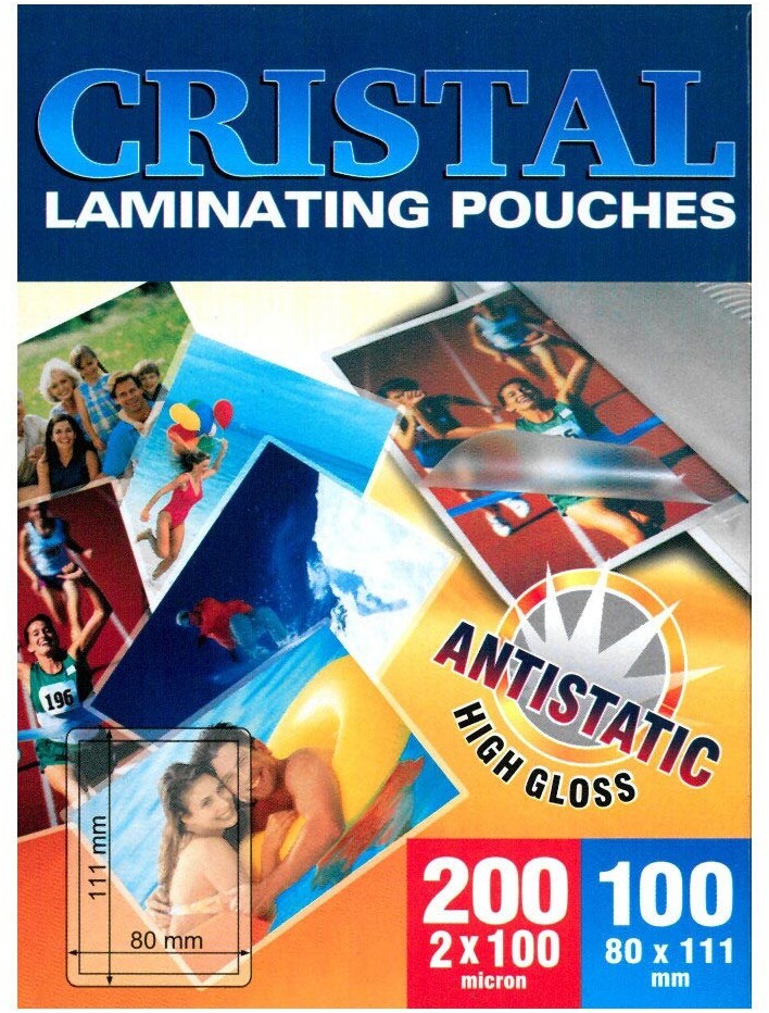 Folia do laminowania Argo, 80x111mm, 2x100 μm, antystatyczna, 100 sztuk