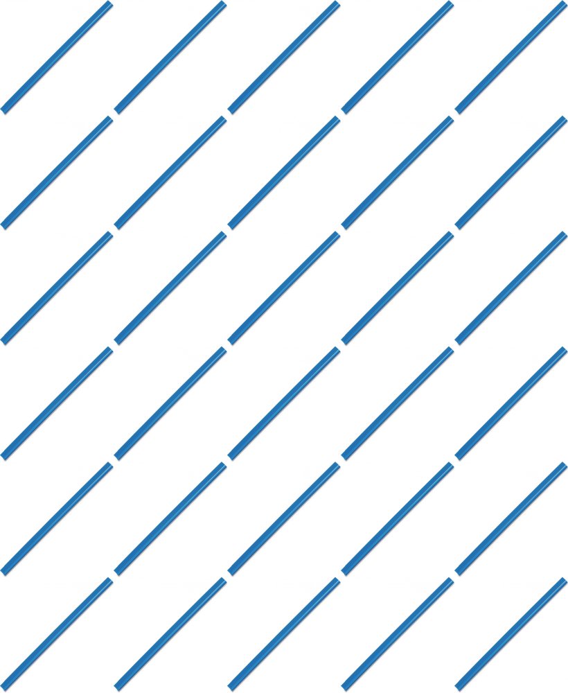 60x Listwa wsuwana Durable, 6mm, do 60 kartek, 1 sztuka, niebieski