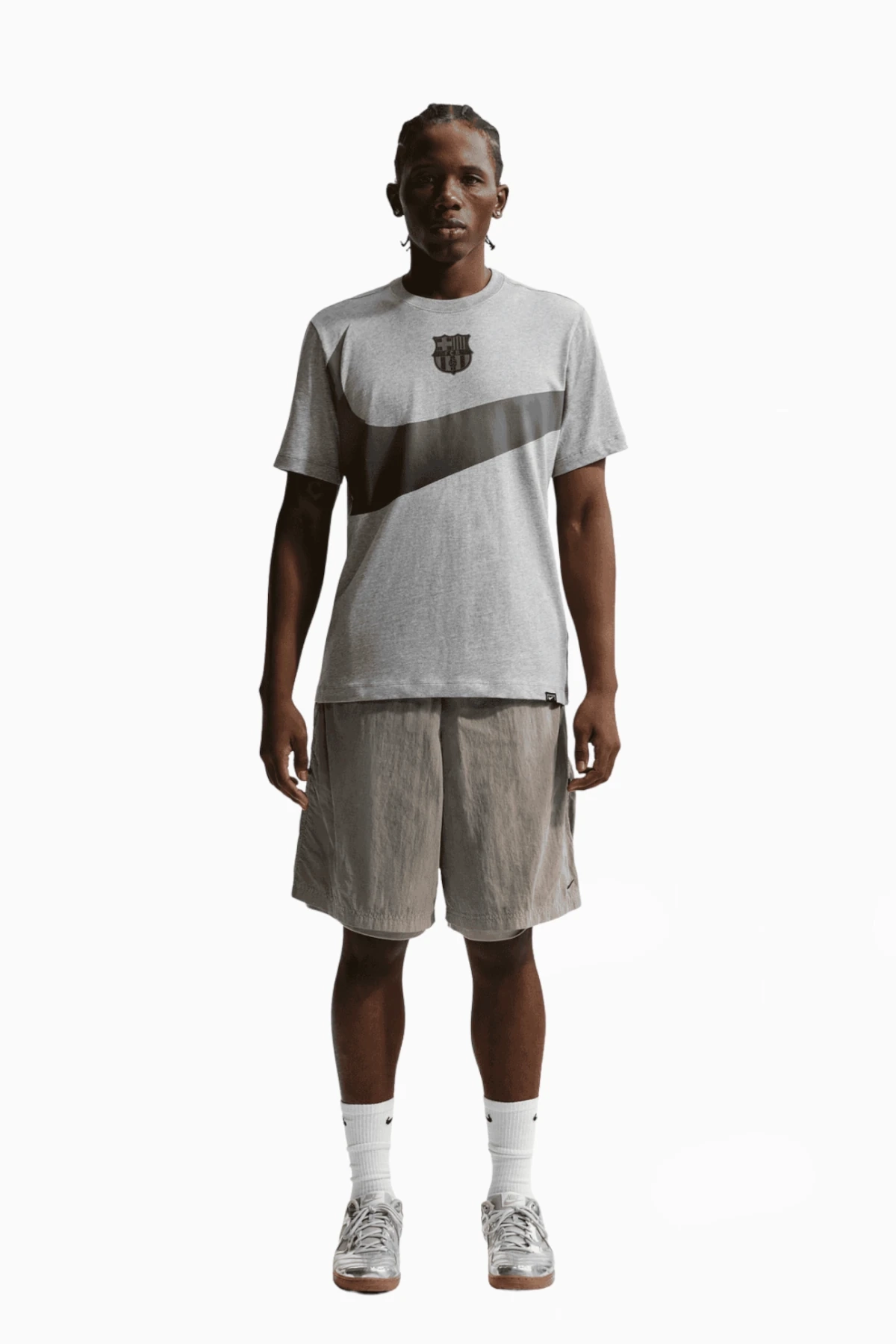Koszulka Nike FC Barcelona 25/26 Tee - Szary