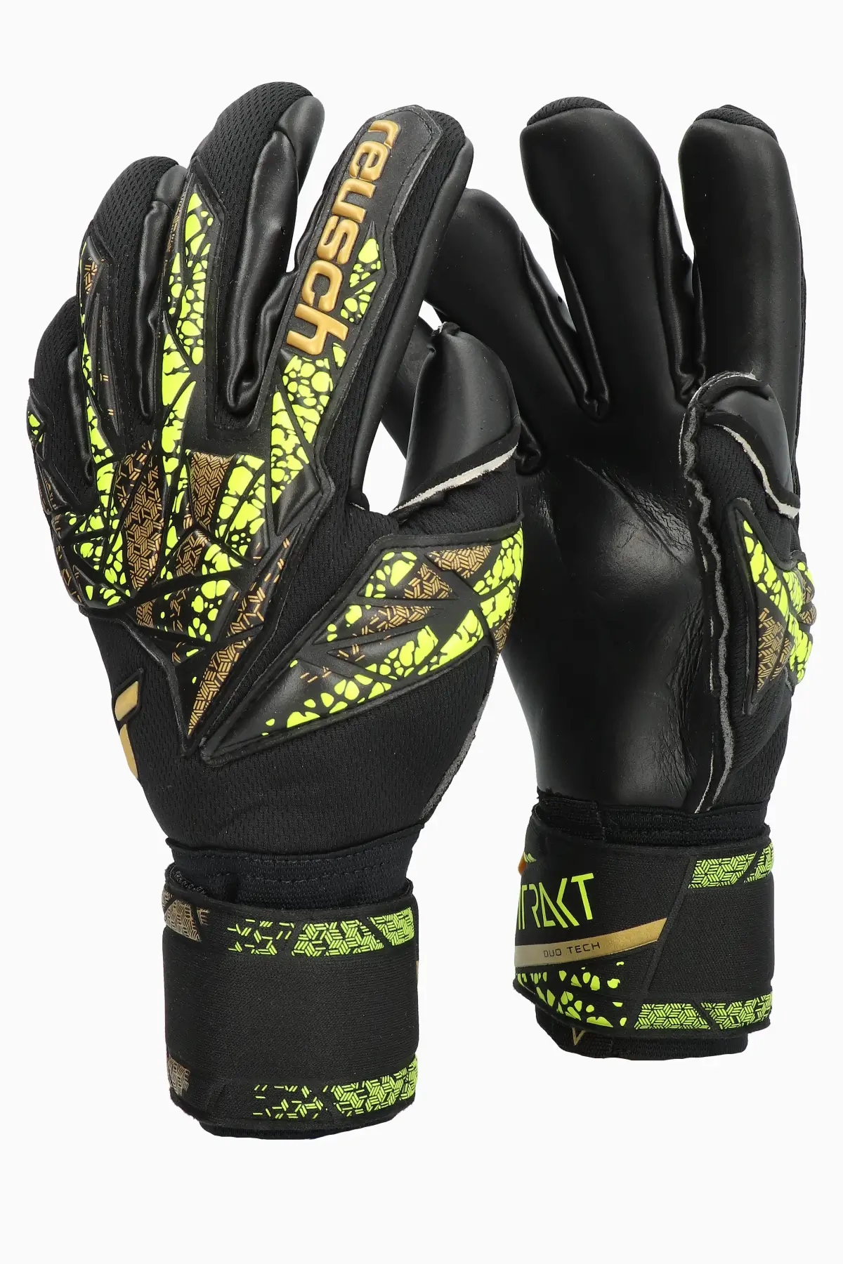 Rękawice Reusch Attrakt Duo Finger Support - Czarny