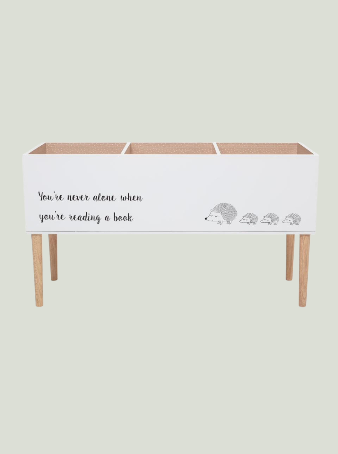 Stojak na książki Salam, biały Bloomingville MINI