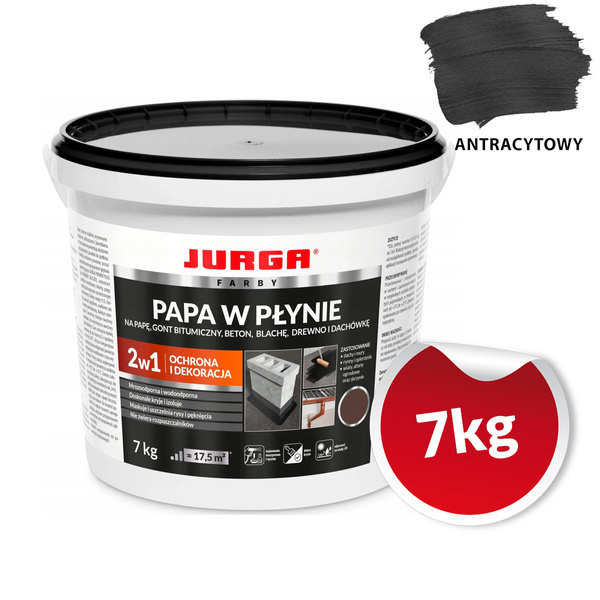 Papa w płynie Antracyt 7kg Jurga
