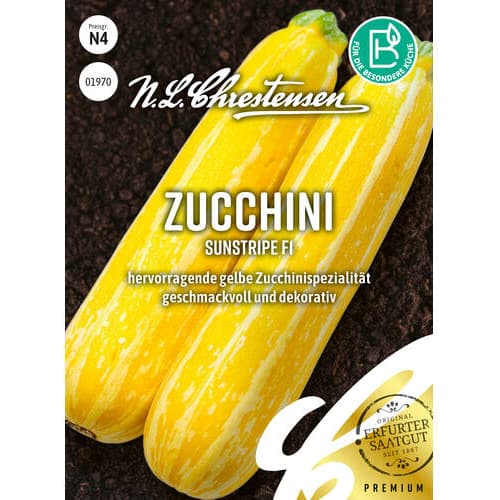 1 szt, Zucchini Sunstripe F1 - Samen: Ilość w opakowaniu: 1 Stück