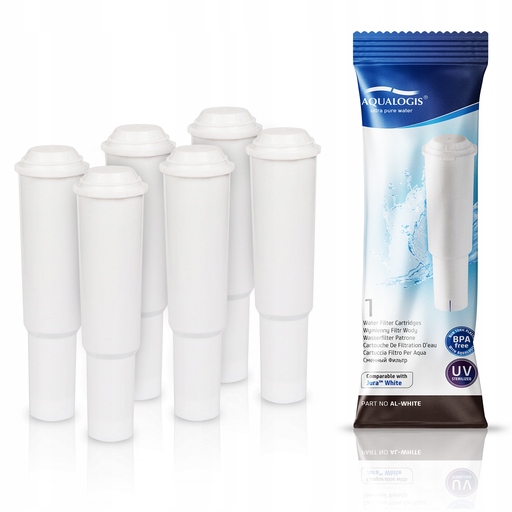 6 szt. Filtrów AL-White kompatybilnych z Jura Claris White