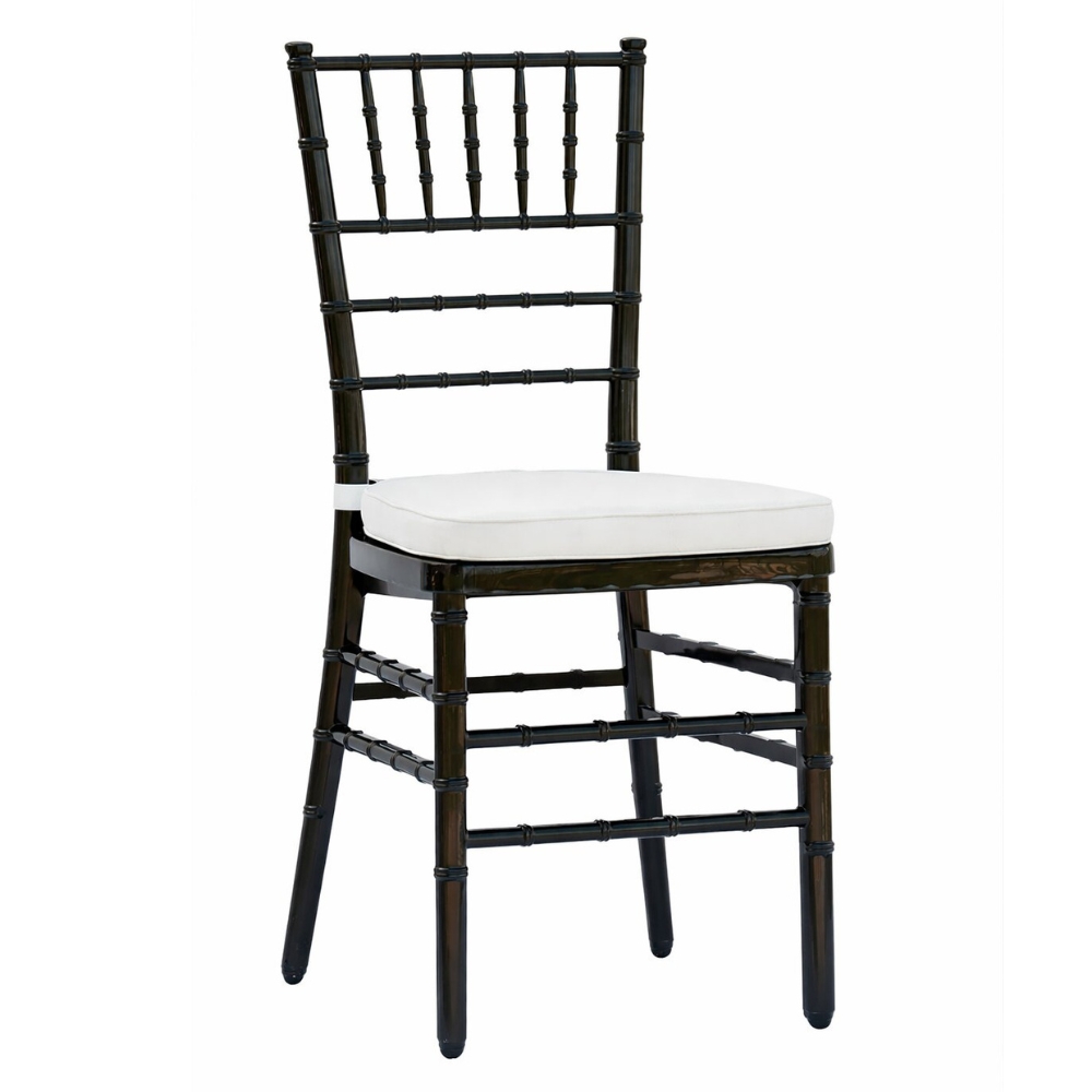 Krzesło weselne amerykańskie Chiavari – kolor czarny PP
