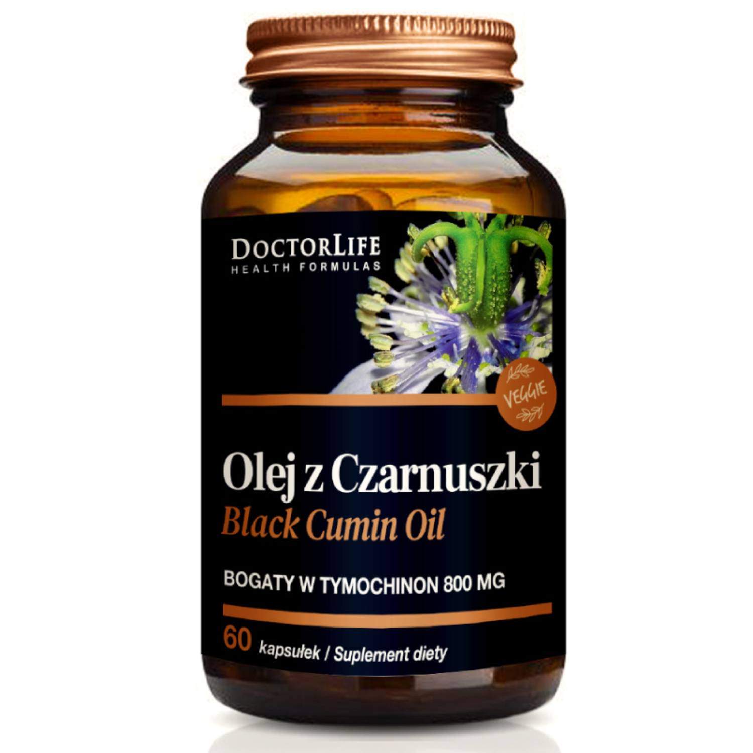 Doctor life, olej z czarnuszki, 60 kapsułek