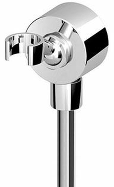 Zucchetti Brim przyłącze kątowe z uchwytem chrom Z9397P