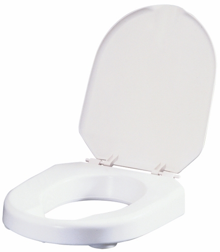 Etac Hi Loo nakładka podwyższająca 10 cm na toaletę z pokrywą biała 80301101