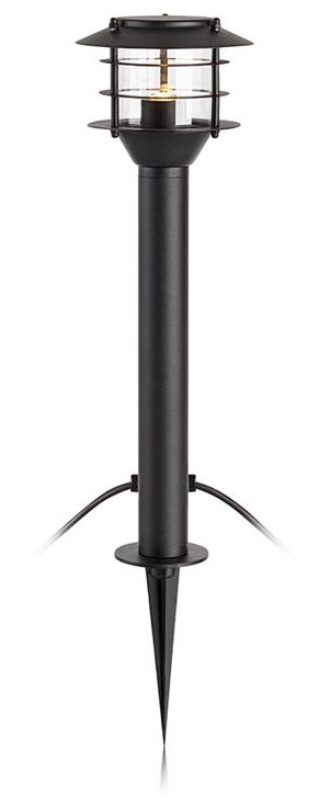 Markslöjd Garden 24 lampa stojąca zewnętrzna 1x3W czarna 107290