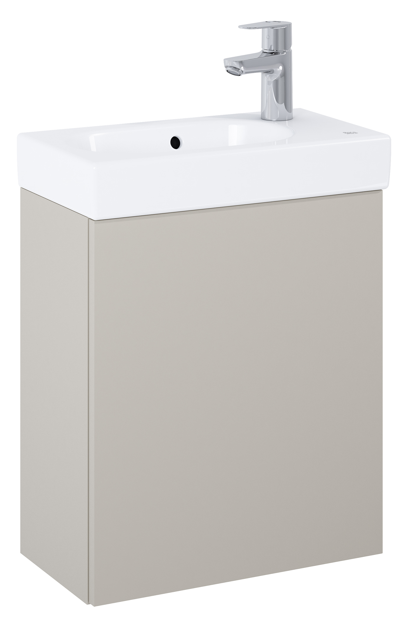 Roca Mini-N umywalka z szafką 45 cm fume mat A852445539