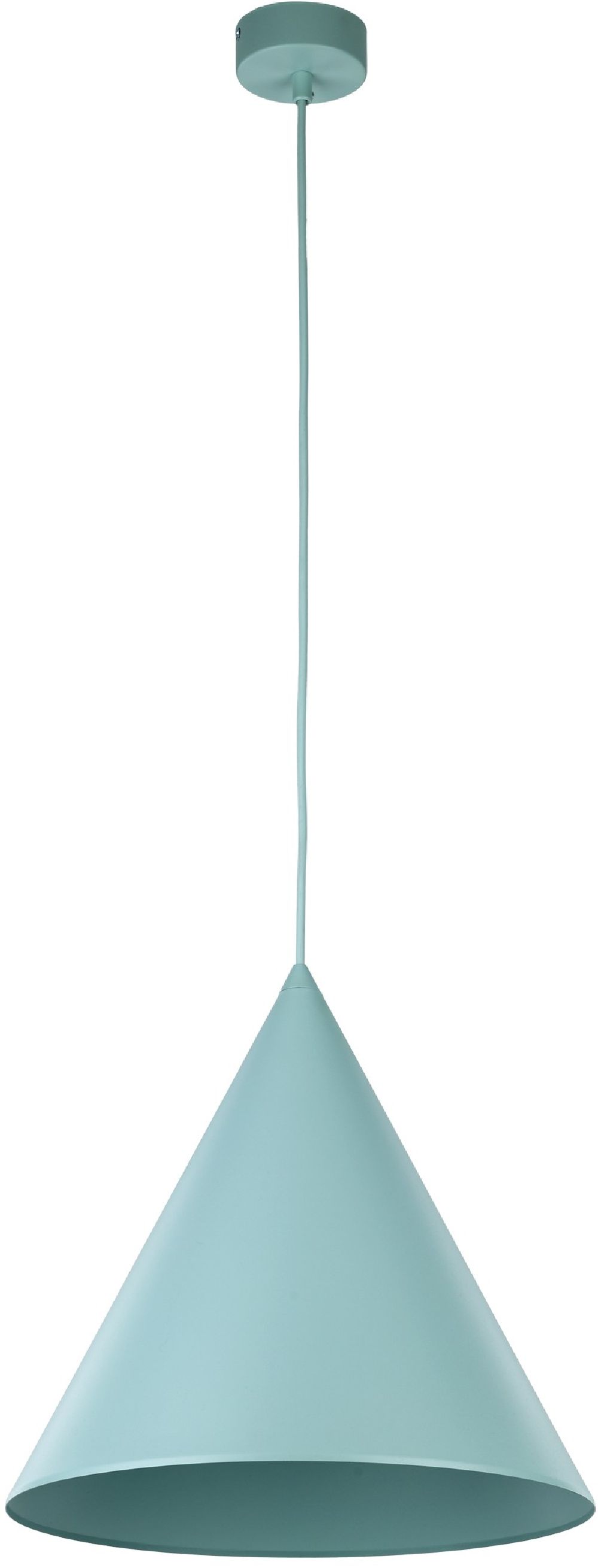 TK Lighting Cono lampa wisząca 1x15 W miętowa 6651