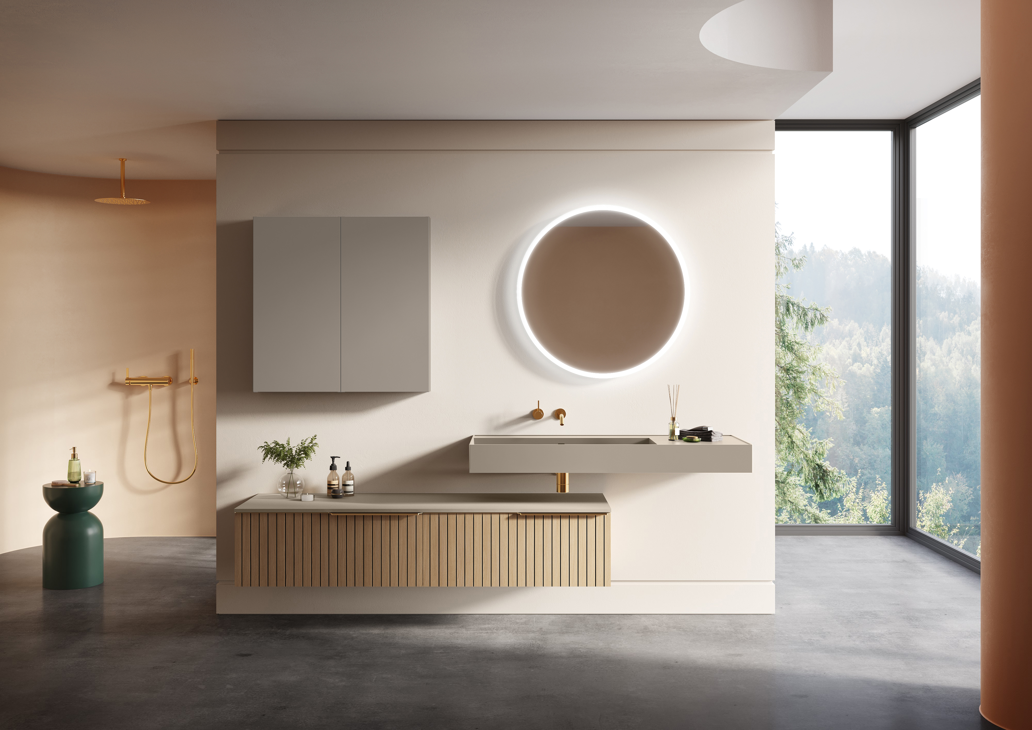 Elita For All szafka 50x12,6x80 cm boczna wisząca fume mattRE140500067020