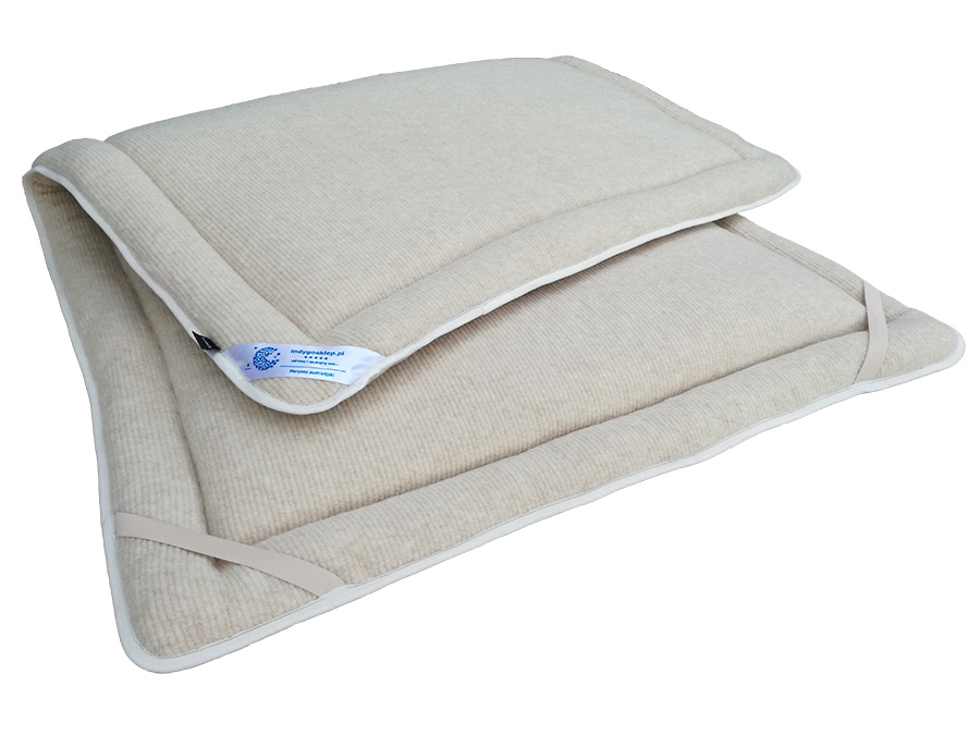 materac wełniany merynos australijski perugiano beż 140x200 (+-5cm)