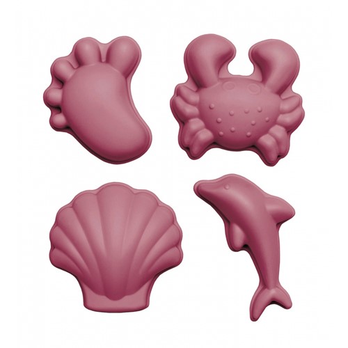 Scrunch Silikonowe Foremki do piasku wiśnia