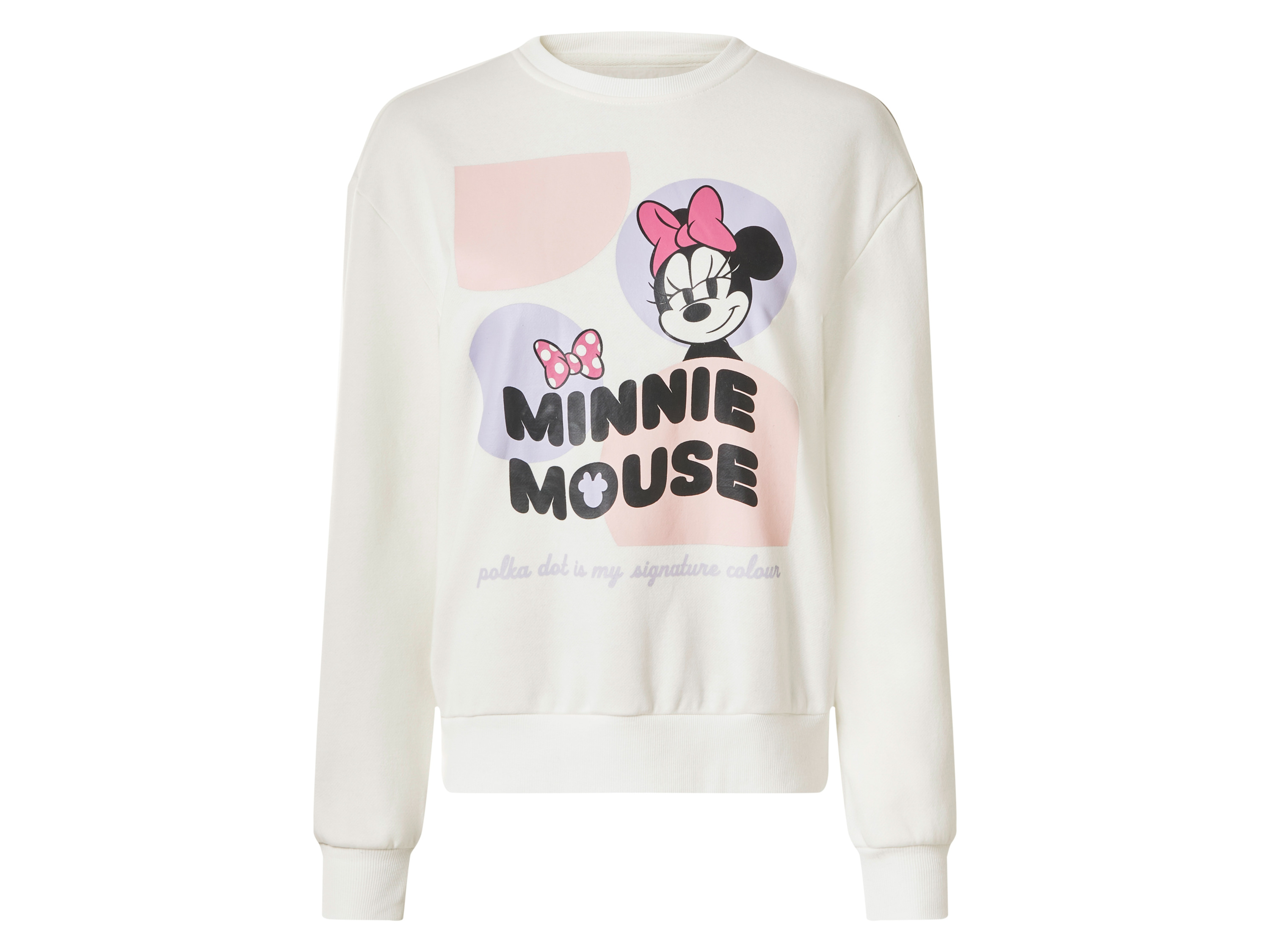 Bluza dresowa damska z bawełną Myszka Minnie, S36/38