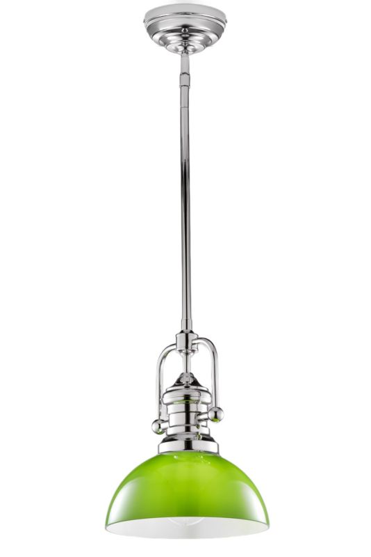 Lampa sufitowa Jupiter PLATINO niklowana zielona 1xE27x40W IP20 - 1 szt