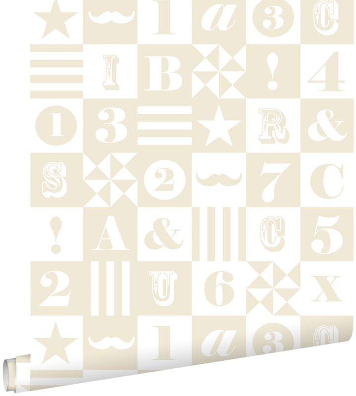 Tapeta ESTAhome Bloki beżowym 53 cm x 10.05 m - 1 rol.