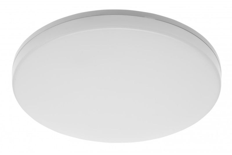 Plafon LED GTV Besa, 24W, IP54, biały, 4000K, łazienkowy, okrągły, 33cm, 2400lm, 1 szt.