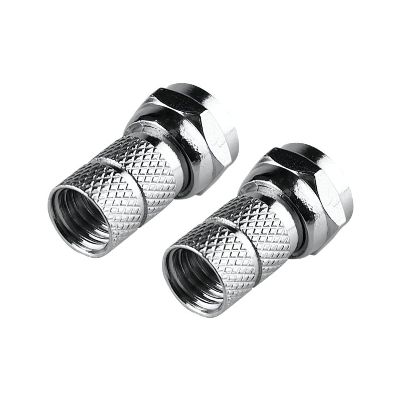 Wtyk antenowu F DPM Solid 7,5 mm 2 szt.