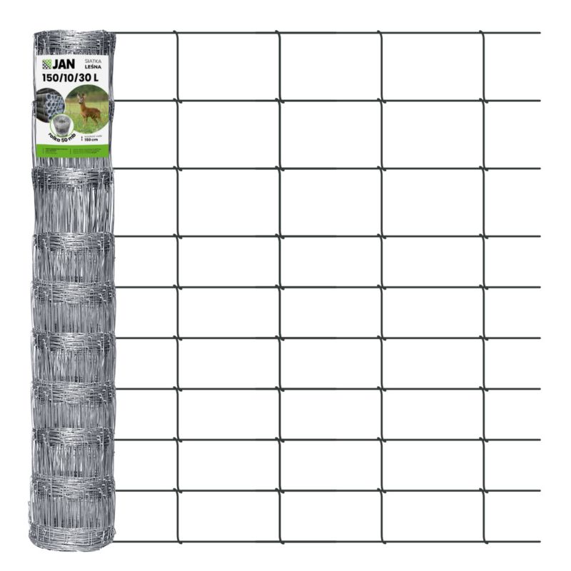 Siatka ogrodzeniowa leśna Z.P.H. JAN 150/10/30l 50m budowlana lub na sarny 1 szt.