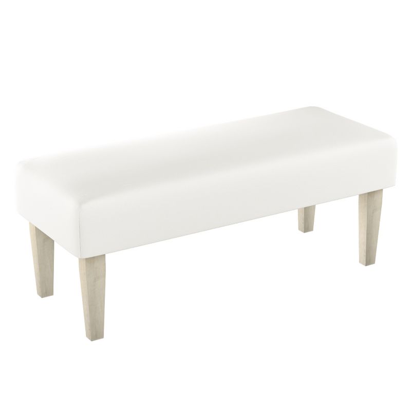 Ławka Dekoria 100 x 40 x 40 cm biały 1 szt.