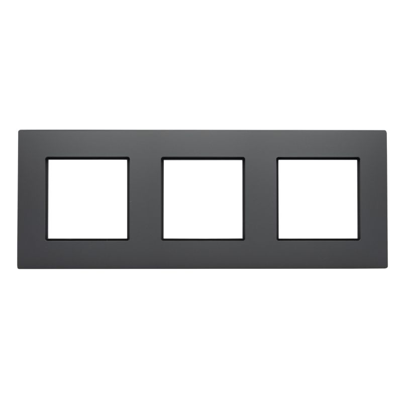 Ramka potrójna Polmark Rosa bazalt